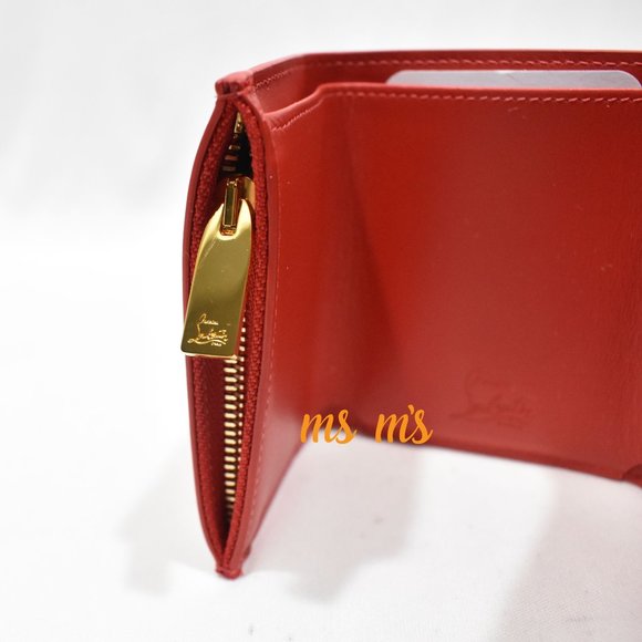 NWT Christian Louboutin red leather wallet - Picture 4 of 5